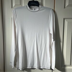 Under Armour Men’s M Long-Sleeve Fitted Performance Shirt Cold Black quick dry